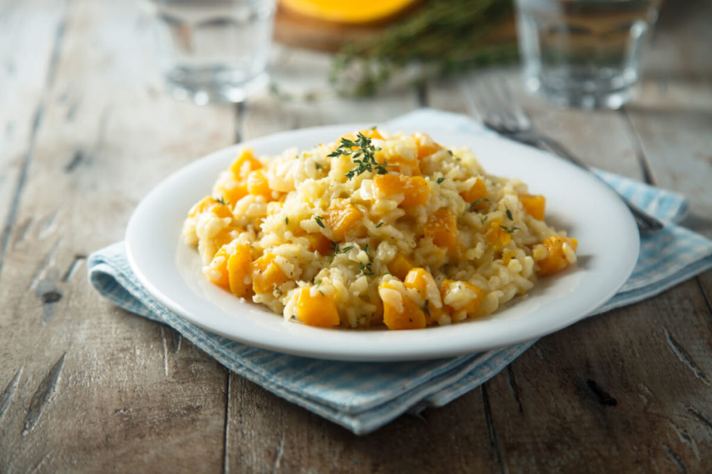 Risotto im Restaurant Ferdinando · Italienisches Restaurant im Hotel Winter in Obertauern